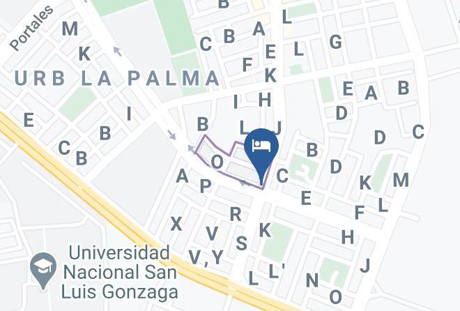 Ica - Hospedaje Sol & Arena Maps