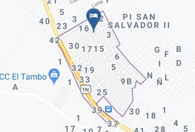 Ascope - Hospedaje Sol De Paijan Maps