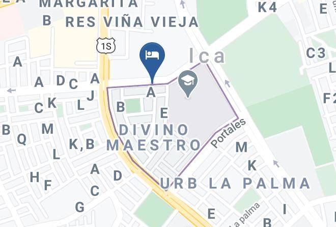 Ica - Hospedaje Sol Y Vid'a Maps