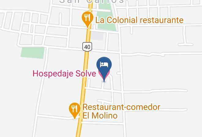 San Carlos - Hospedaje Solve Maps