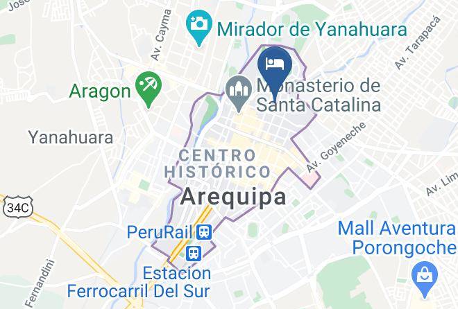 Arequipa - Hospedaje Veliz Maps