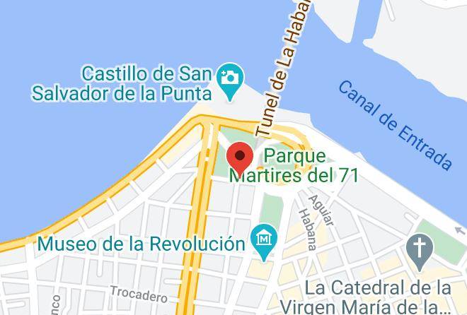La Habana Vieja - Hospedaje Wilfredo Carrasco Maps