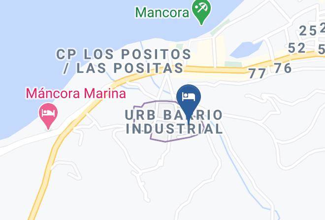 Talara - Hospedaje Wiracocha Mancora Maps