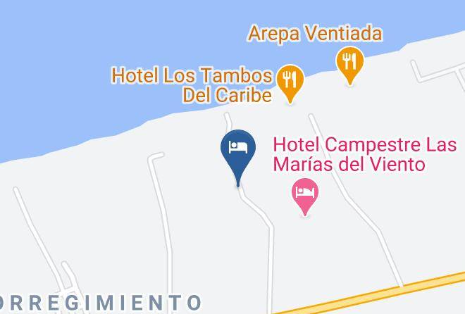 San Bernardo Del Viento - Hospedaje Y Restaurante Kosta Luna Maps