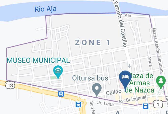 Nazca - Hospedaje Yemaya Maps