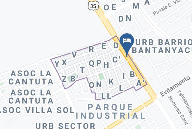 Huancayo - Hospedaje Zosimar Maps