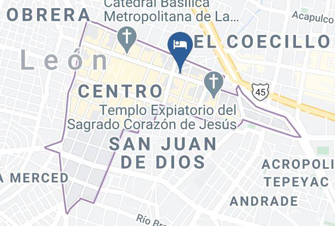 Leon - Hospedajes Calesa Maps
