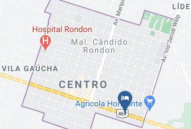 Marechal Candido Rondon - Hospedare Hotel Maps