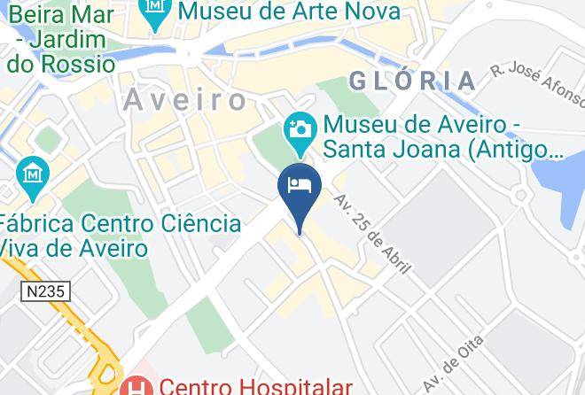 Gloria - Hospedaria 5 Bicas Maps