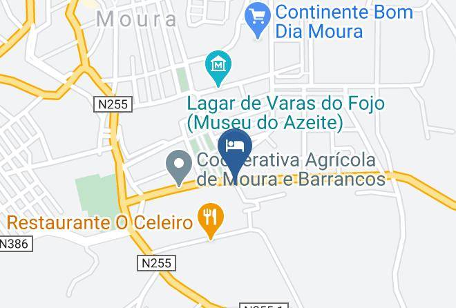 Moura - Hospedaria A Italiana Maps