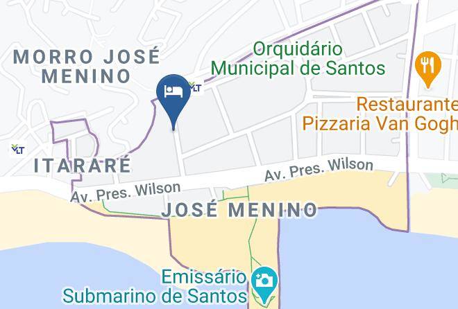 Santos - Hospedaria Abreu Maps
