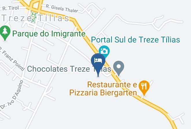 Treze Tilias - Hospedaria Brigite Maps