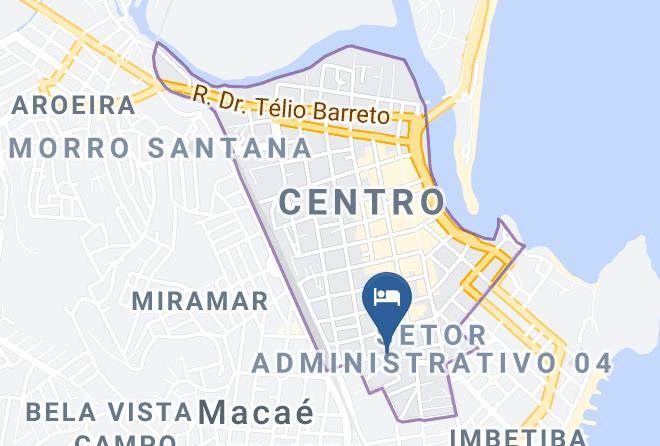 Macae - Hospedaria Central Maps