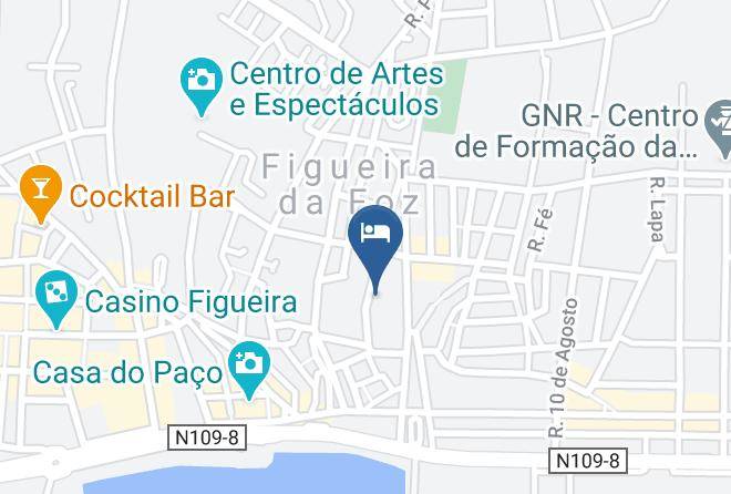 Figueira Da Foz - Hospedaria Chez Odete Maps