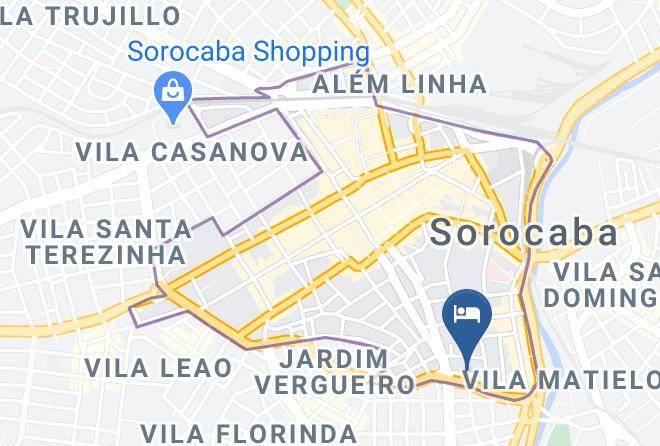 Sorocaba - Hospedaria Claudia Maps