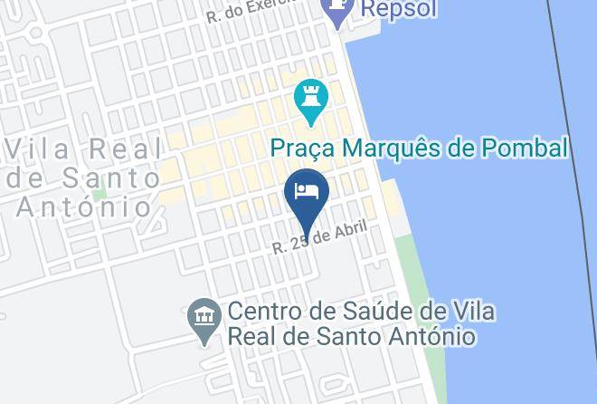 Hospedaria Coracao Da Cidade Map