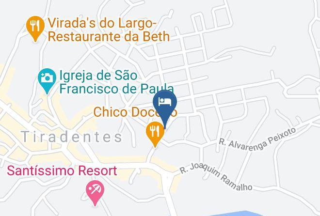 Tiradentes - Hospedaria De Alice Maps