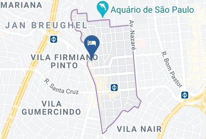 Sao Paulo Ipiranga - Hospedaria Dom Pedro Maps