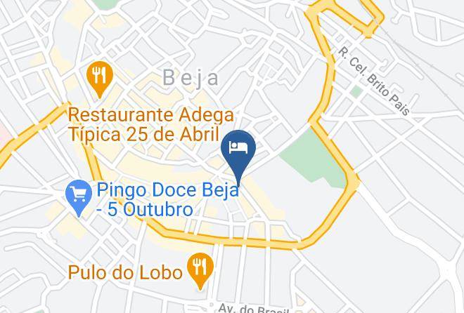 Beja - Hospedaria Dona Maria Maps