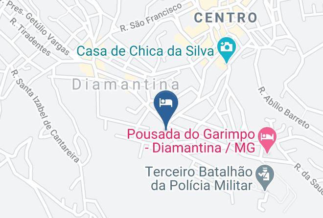 Diamantina - Hospedaria Em Diamantina Maps