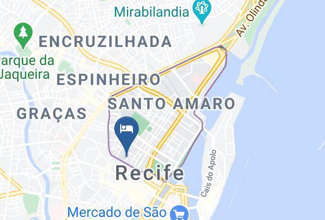 Recife - Hospedaria Fortal Da Boa Vista Maps