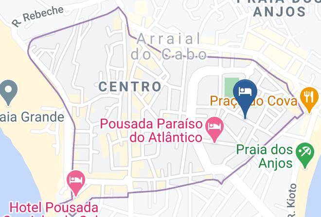Arraial Do Cabo - Hospedaria Georgia Bnb Maps