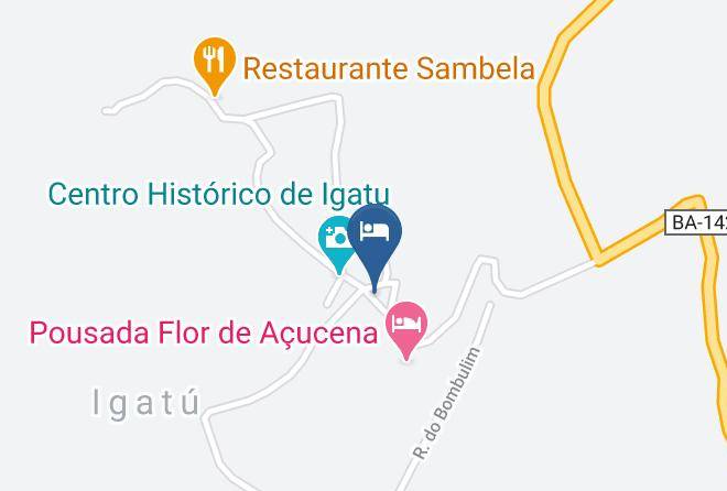 Andarai - Hospedaria Igatu Maps