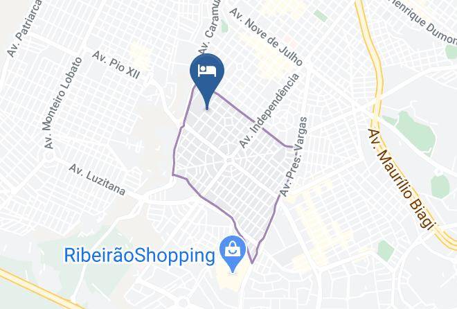 Ribeirao Preto - Hospedaria Jardim Girassol Maps