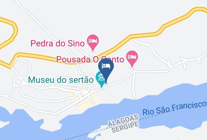Piranhas - Hospedaria Mae Rainha Maps