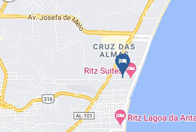 Maceio - Hospedaria Mansao Alem Maps