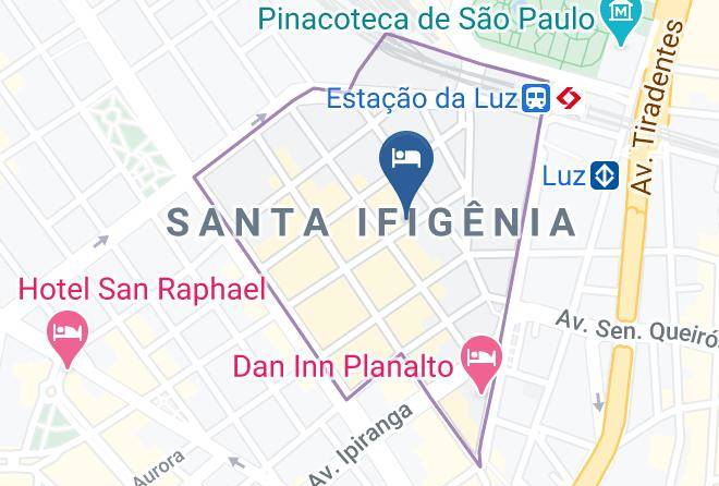 Sao Paulo Republica - Hospedaria Meni Maps