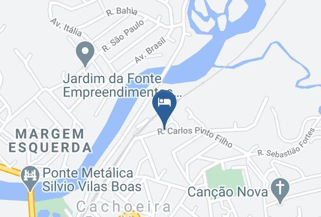 Cachoeira Paulista - Hospedaria Nilda Maria Maps