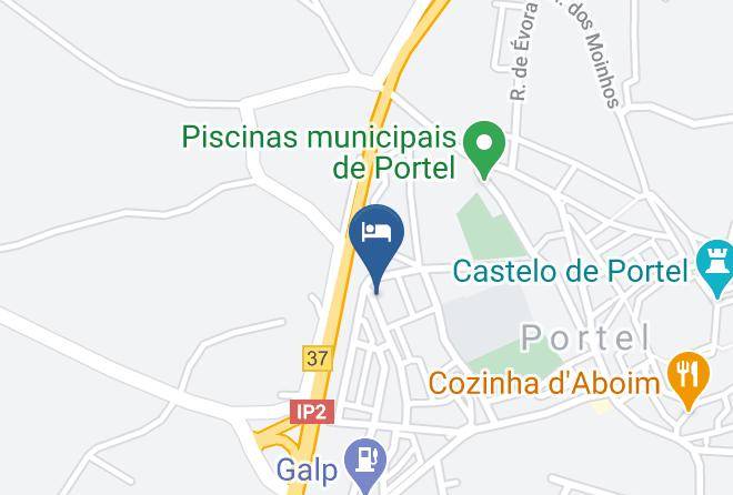 Portel - Hospedaria O Castelo Maps