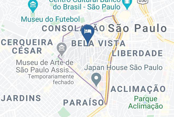 Sao Paulo Jardim Bela Vista - Hospedaria Palacete Dos Ingleses Maps