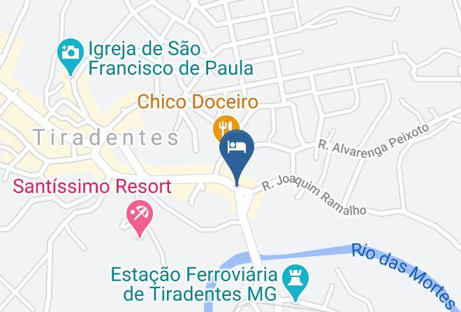 Tiradentes - Hospedaria Pouso Da Anastacia Maps