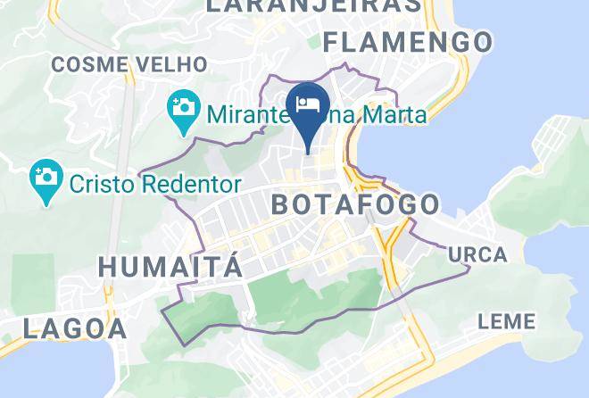 Rio De Janeiro Botafogo - Hospedaria Rio Maps