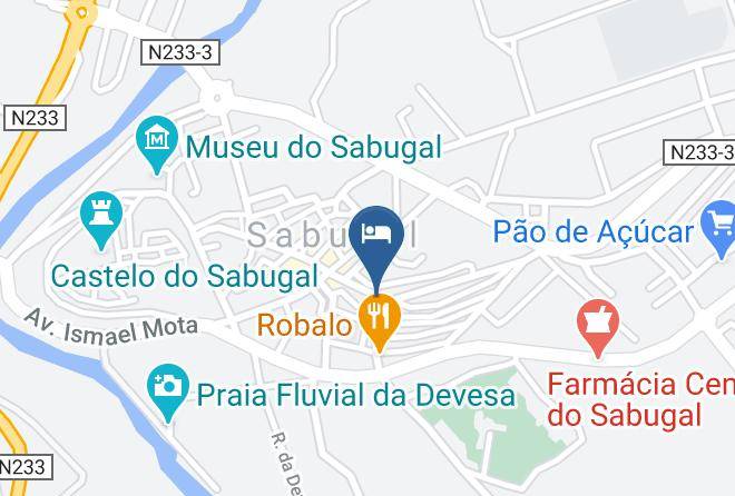 Sabugal - Hospedaria Robalo Maps