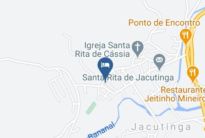 Santa Rita De Jacutinga - Hospedaria Santa Clara Maps