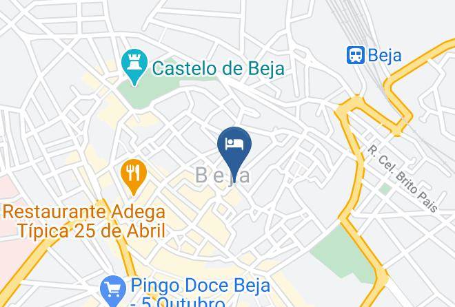 Beja - Hospedaria Santa Maria Maps