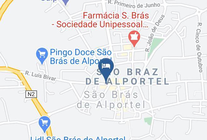 Sao Bras De Alportel - Hospedaria Sao Bras Maps