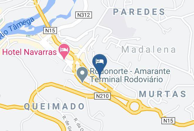 Amarante - Hospedaria Tamega Maps