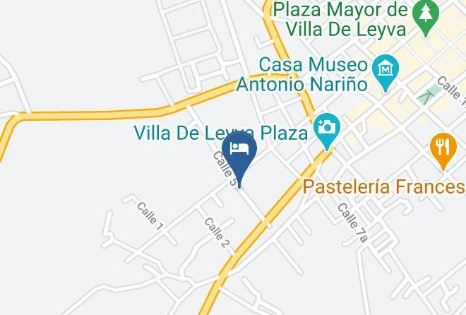 Villa De Leyva - Hospederia Beth Sarim Maps