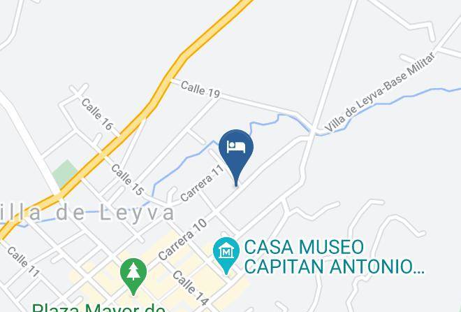 Villa De Leyva - Hospederia Casona Santo Domingo Maps