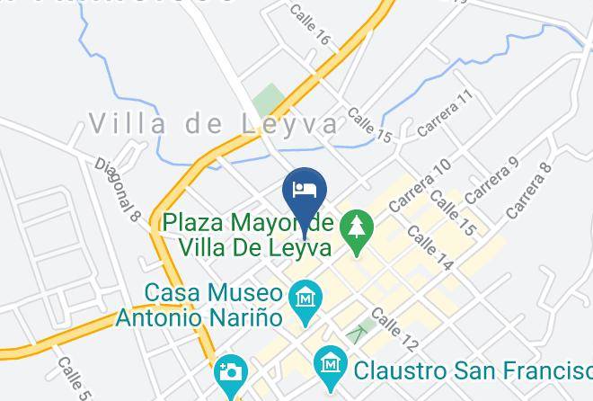 Hospederia Colonial Map