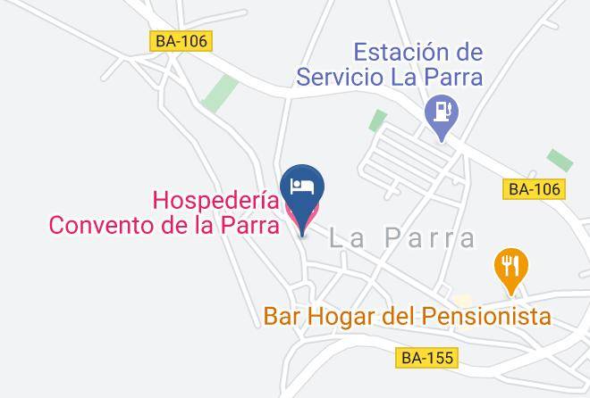 Badajoz - Hospederia Convento De La Parra Maps
