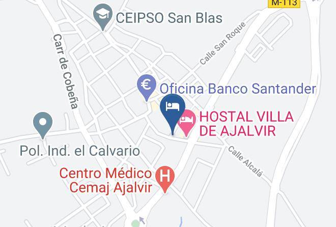 Madrid - Hospederia De Antonia Maps