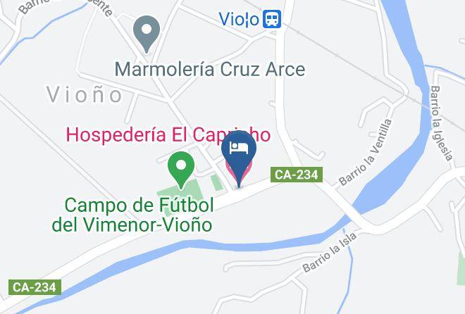 Renedo - Hospederia El Capricho Maps