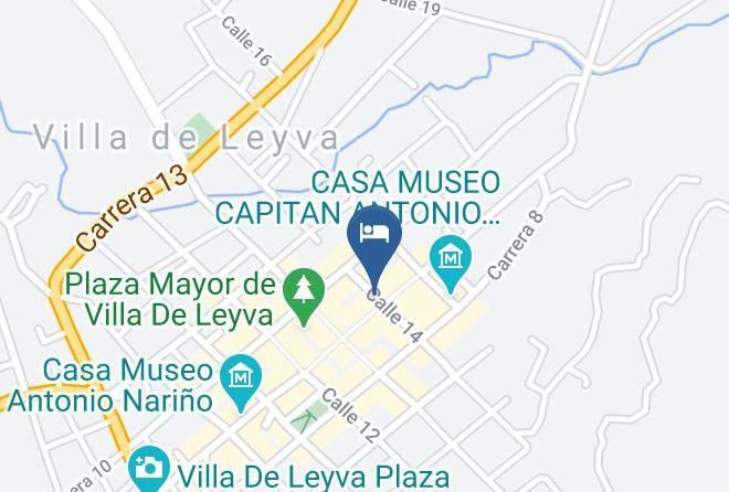 Villa De Leyva - Hospederia El Marques De San Jorge Maps