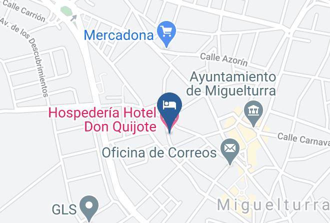 Ciudad Real - Hospederia Hotel Don Quijote Maps
