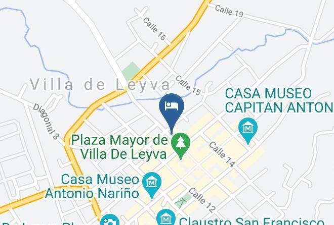 Villa De Leyva - Hospederia La Cajita Maps